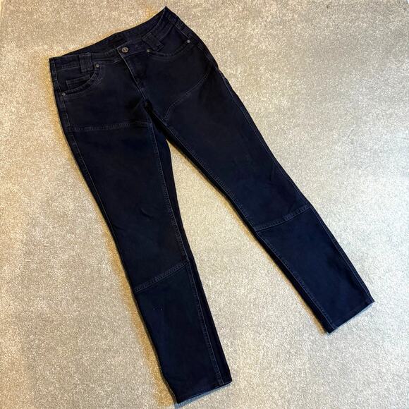 Kuhl Denim - KUHL Legendary Double Knee Stretch Pants Jeans Dark Wash Womens Sz 6 Short Gorp